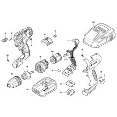 Drill Driver Assembly for Bosch