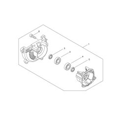 Crankcase for Shindaiwa AH243S-LW