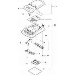 Centre Console for Automower 310