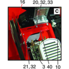 Robin Engine Mounting Plate