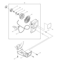 Starter Assembly for Makita BCX2510