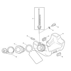 Fuel Tank for Makita BCX2510