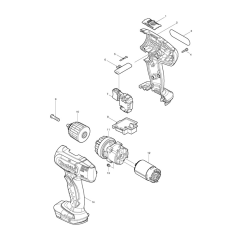 Assembly for Makita BDF343