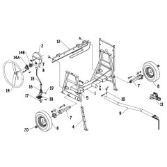 Chassis Assembly for Belle AT350 Mixer