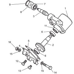 Gearbox for Belle Minimix 150