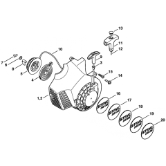 Rewind Starter for Stihl BG45