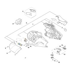 Main Assembly for Stihl BGA 250