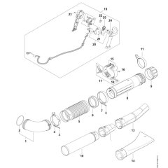 Stihl BGA 300.1 Blower Parts