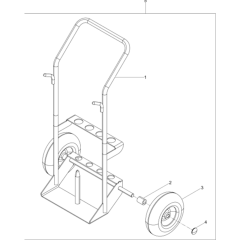 Cart Assembly for Wacker BH24