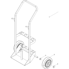 Cart Assembly for Wacker BH65