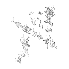 Makita BHP450 Drill Assembly