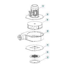Fan Assembly for Husqvarna EBE 350