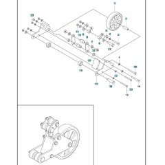 Wheel Assembly for Husqvarna