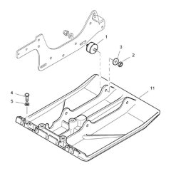 Base Plate Assembly for Bomag