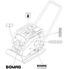 Decals for Bomag Compactors