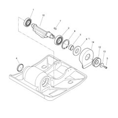 Exciter Unit for Bomag BP 25/50D