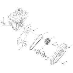 Drive System for Wacker BPS1030Aw