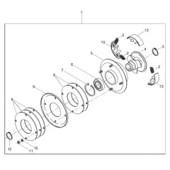 Clutch Assembly for Wacker BPS2550A