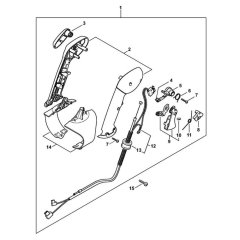 Control Handle for Stihl BR 430