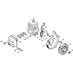 Ignition & Muffler Assembly