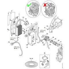 Air Filter & Manifold for Stihl BR 600
