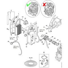 Air Filter & Manifold for Stihl BR 700