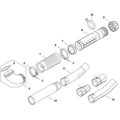 Blower Tube Assembly for Stihl