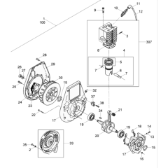Engine-WM 80 Assembly