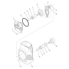 Crankcase Assembly for Wacker BS600S