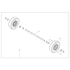 Wheel Assembly for Wacker BS62-4