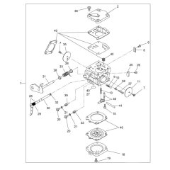 Carburettor Assembly for Wacker BS650