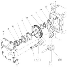 Transmission Cover for Bomag