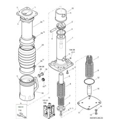 Spring and Guide Unit for BT60