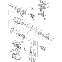 Makita BTD145 Main Assembly