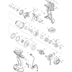 Makita BTD146 Main Assembly