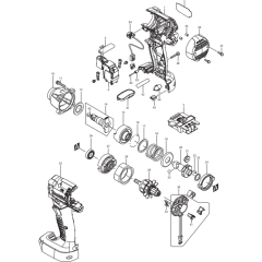 Main Assembly for Makita BTW103Z