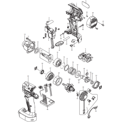 Makita BTW104Z Assembly