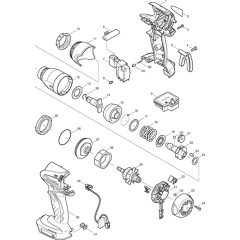 Makita BTW152 Main Assembly