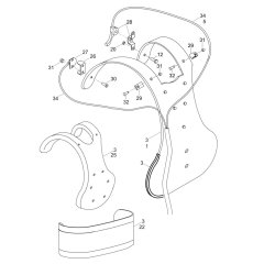 Harness Assembly for Wacker BV35A-P