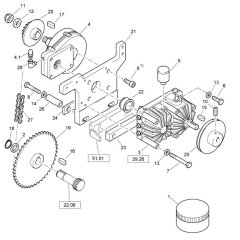 Transmission for Bomag Roller