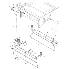 Scraper Assembly for Bomag BW 80