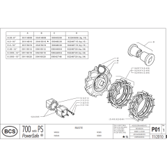 Wheels Assembly for Camon C13