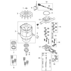 Motor Pump Assembly for Nilfisk