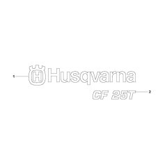 Husqvarna CF 25 T Decals