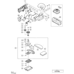 Main Assembly for Hikoki CG10DL