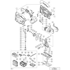 Main Assembly for Hikoki CJ18DA