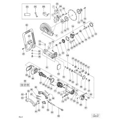 Hikoki CM12Y Main Assembly
