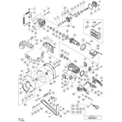 Hikoki CM9UBY Main Assembly