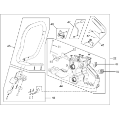 Handle Assembly for Norton Clipper