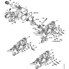 Crankcase Assembly for Stihl MS261